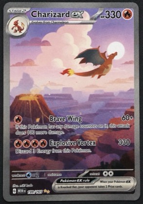 Charizard ex, graded 9.0