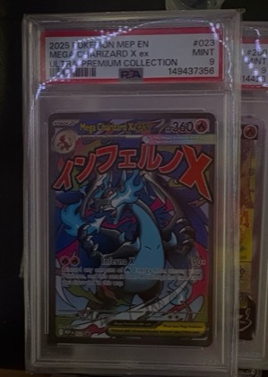 Mega-Glurak X EX graded 9