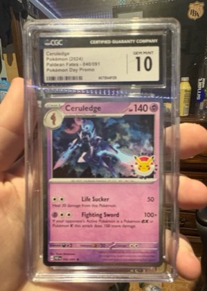 Ceruledge - 040/091 (Pokemon Day 2024) (Cosmos Holo), graded 10.0