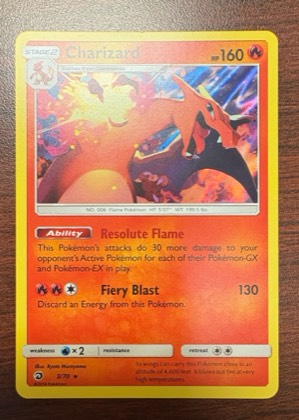Charizard, graded 8.5