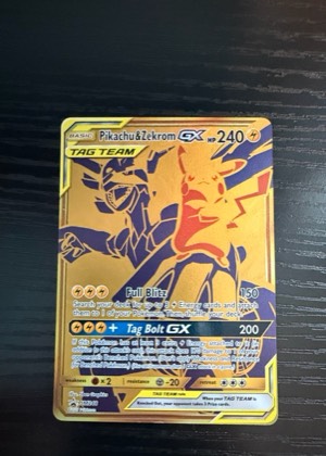 Pikachu & Zekrom GX - SM248, graded 9.0