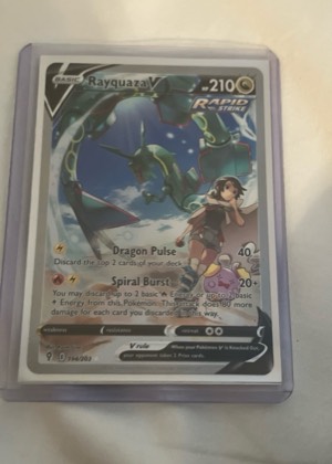 Rayquaza V (Alternate Full Art), graded 9.0
