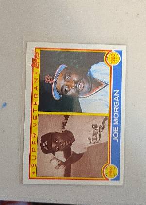 Joe Morgan, graded 8.5