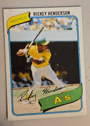 Rickey Henderson, graded 9.0