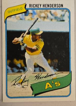 Rickey Henderson, graded 7.0