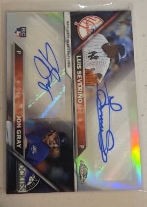 Jon Gray / Luis Severino, graded 9.0