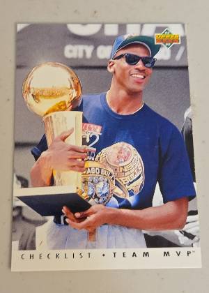 Team MVP Checklist (Michael Jordan), graded 8.0