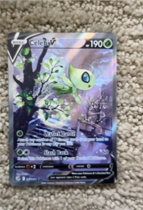 Celebi V (Alternate Full Art) graded 8