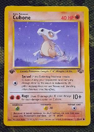 Cubone, graded 8.5