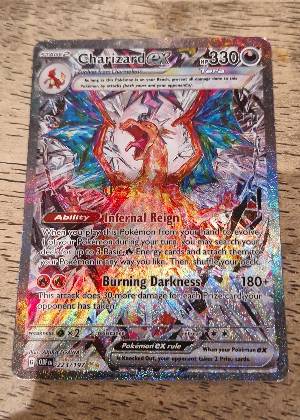 Charizard ex - 223/197 graded 9
