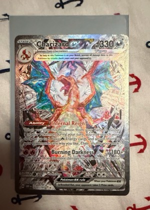 Charizard ex, graded 9.5