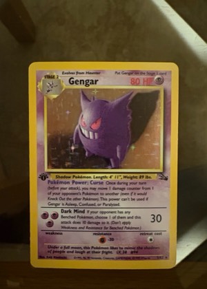Gengar (5), graded 7.5