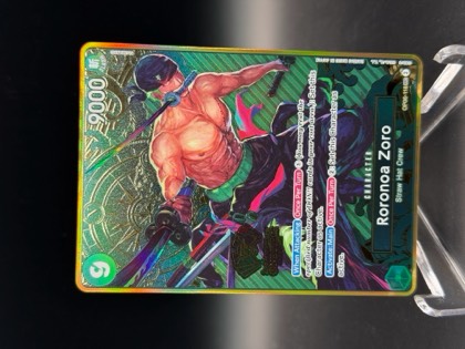 Roronoa Zoro (Alternate Art), graded 9.0