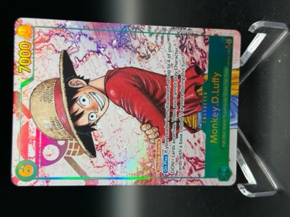 Monkey.D.Luffy (118) (Super Alternate Art), graded 9.0