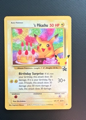 ______'s Pikachu, graded 9.5
