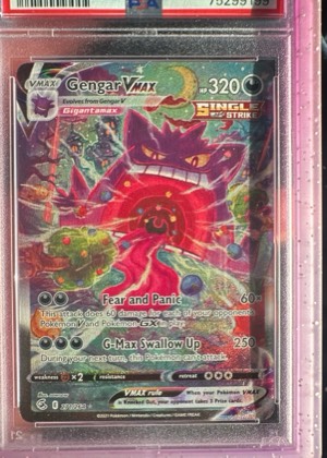 Gengar VMAX (Alternate Art Secret) graded 9