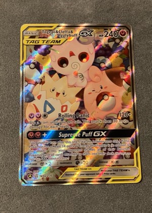 Togepi & Cleffa & Igglybuff GX - 143a/236, graded 9.0
