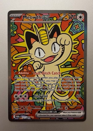 Meowth ex, graded 2.5