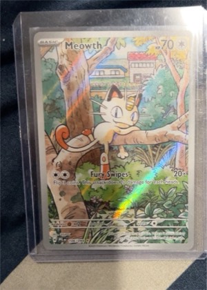 Meowth graded 9