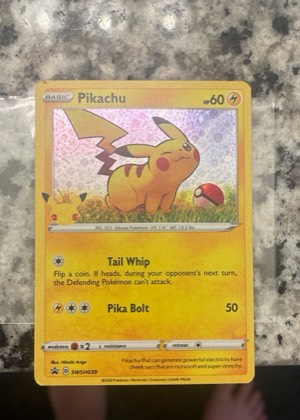 Pikachu - SWSH039 graded 9