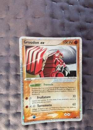 Groudon ex, graded 5.5