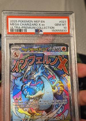 Mega Charizard X ex, graded 10.0