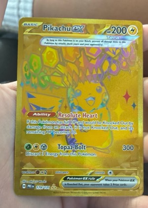 Pikachu ex, graded 9.0