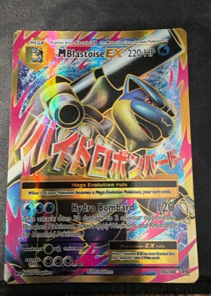 M Blastoise EX (Full Art), graded 9.0