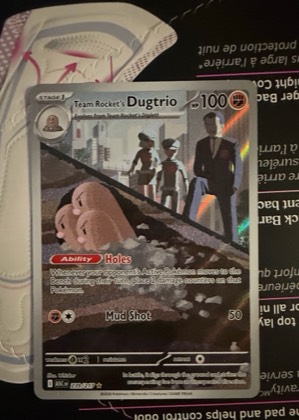 Team Rocket's Dugtrio - 239/217 graded 8.5
