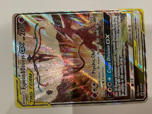 Espeon & Deoxys GX, graded 9.5