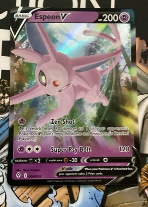 Espeon V, graded 7.5