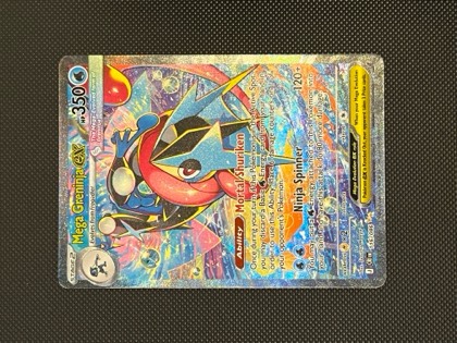 Mega Greninja ex, graded 8.0