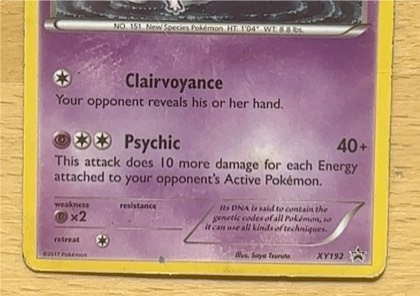 Mew - XY192 graded 6 & below
