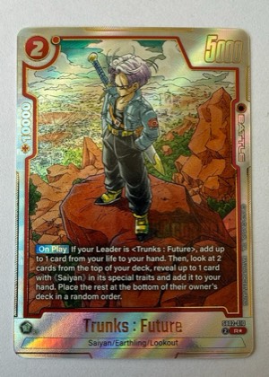 Trunks: Future, graded 9.0