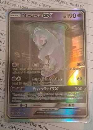 Mewtwo GX, graded 7.5