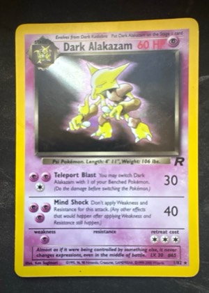 Dark Alakazam (1) graded 9