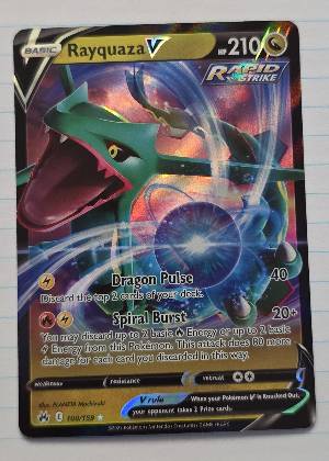 Rayquaza V, graded 9.0