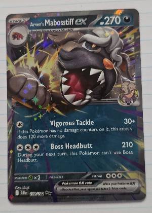 Arven's Mabosstiff ex, graded 9.0