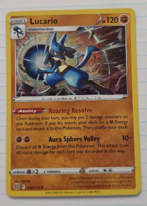 Lucario, graded 9.0
