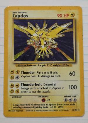 Zapdos, graded 5.0