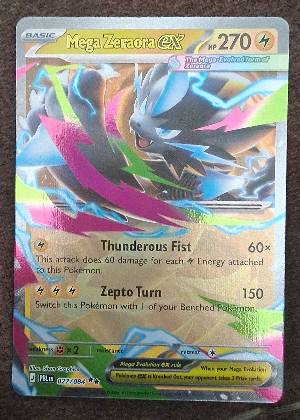 Mega Zeraora ex - 027/084 graded 9