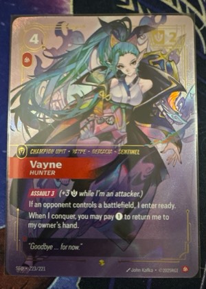Vayne, Hunter (Overnumbered), graded 8.5