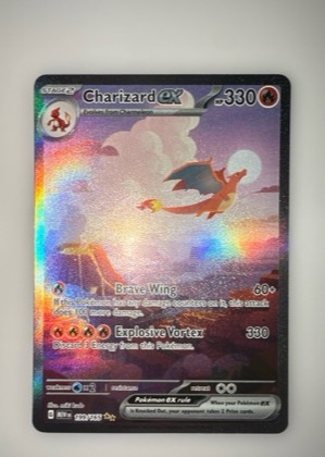 Charizard ex, graded 9.5