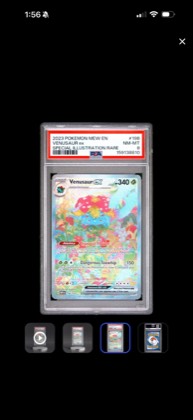 Venusaur ex, graded 9.0