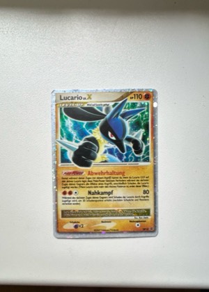 Lucario LV.X, graded 8.0