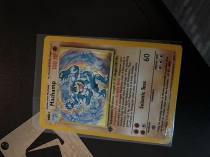Machamp - 8/102 (Base Set Shadowless), graded 3.5