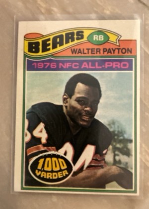 Walter Payton, graded 7.5