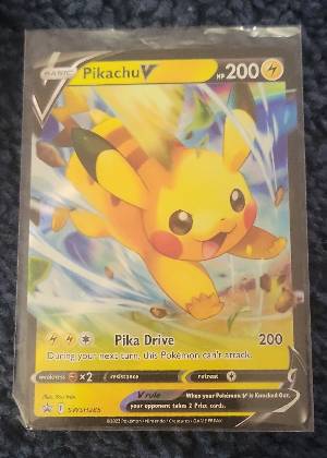 Pikachu V graded 9