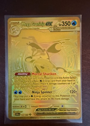 Mega Greninja ex graded 8