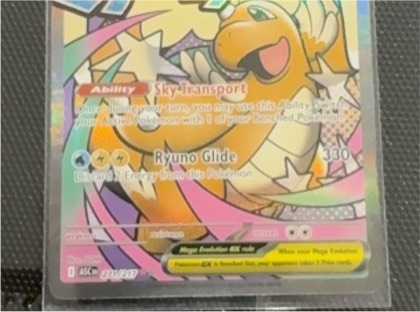 Dragonite ex graded 6 & below